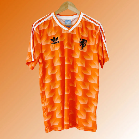 Camiseta retro de fútbol local de Holanda 1988