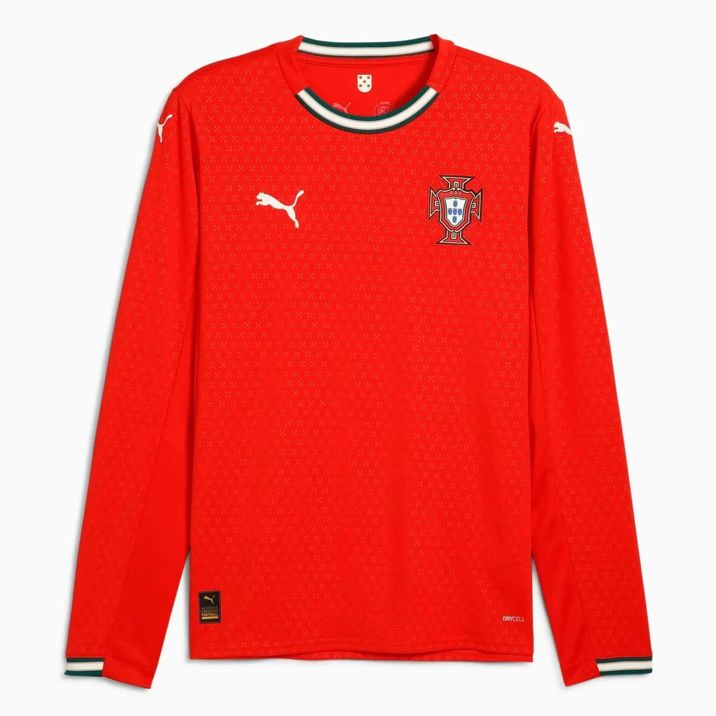 Portugal 2025 Home Long-Sleeve Jersey FV