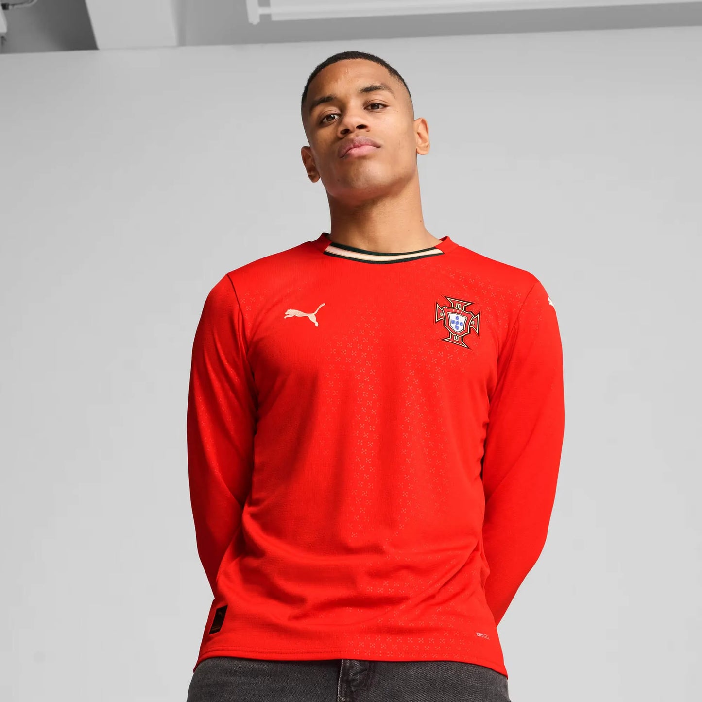 Portugal 2025 Home Long-Sleeve Jersey FV