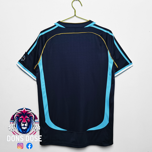 Camiseta retro de fútbol visitante de Argentina 2006