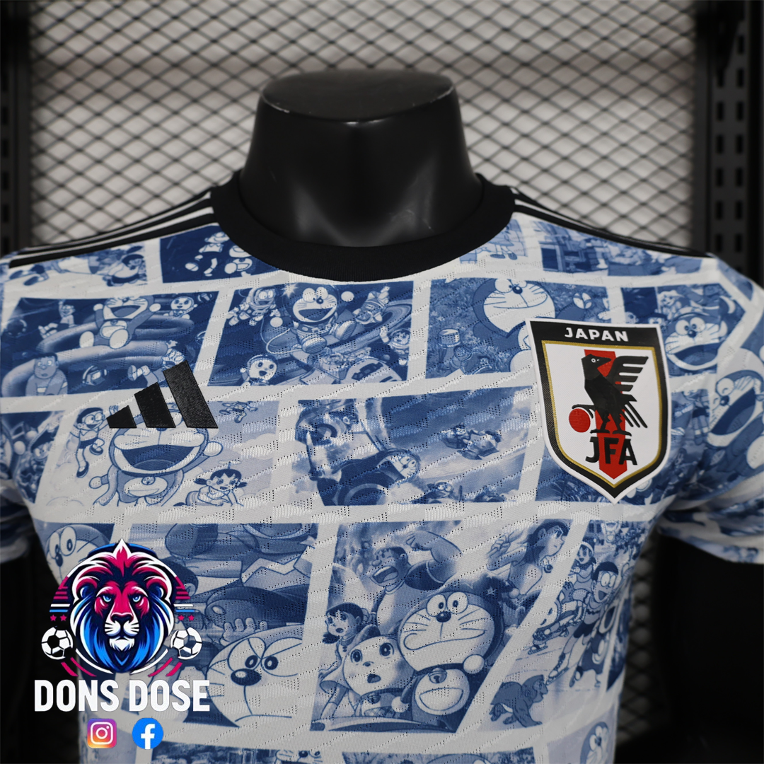 Camiseta de fútbol de edición especial con dibujos animados de Japón