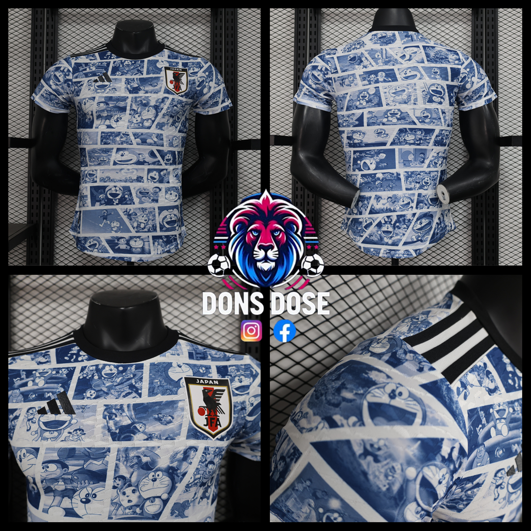 Camiseta de fútbol de edición especial con dibujos animados de Japón