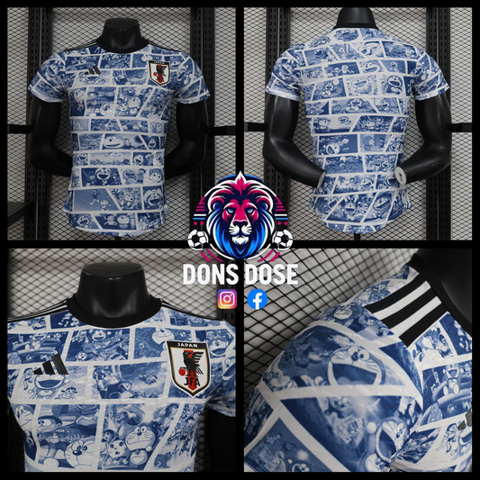 Camiseta de fútbol de edición especial con dibujos animados de Japón