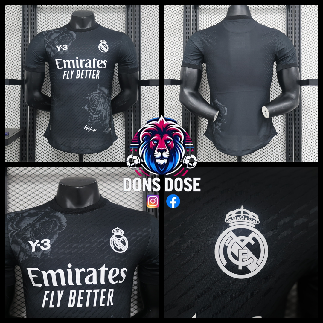 Camiseta de fútbol edición especial Black Rose del Real Madrid