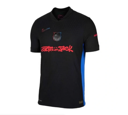 Barcelona Away x Travis Scott Shirt 2024/25 Soccer Player Jersey