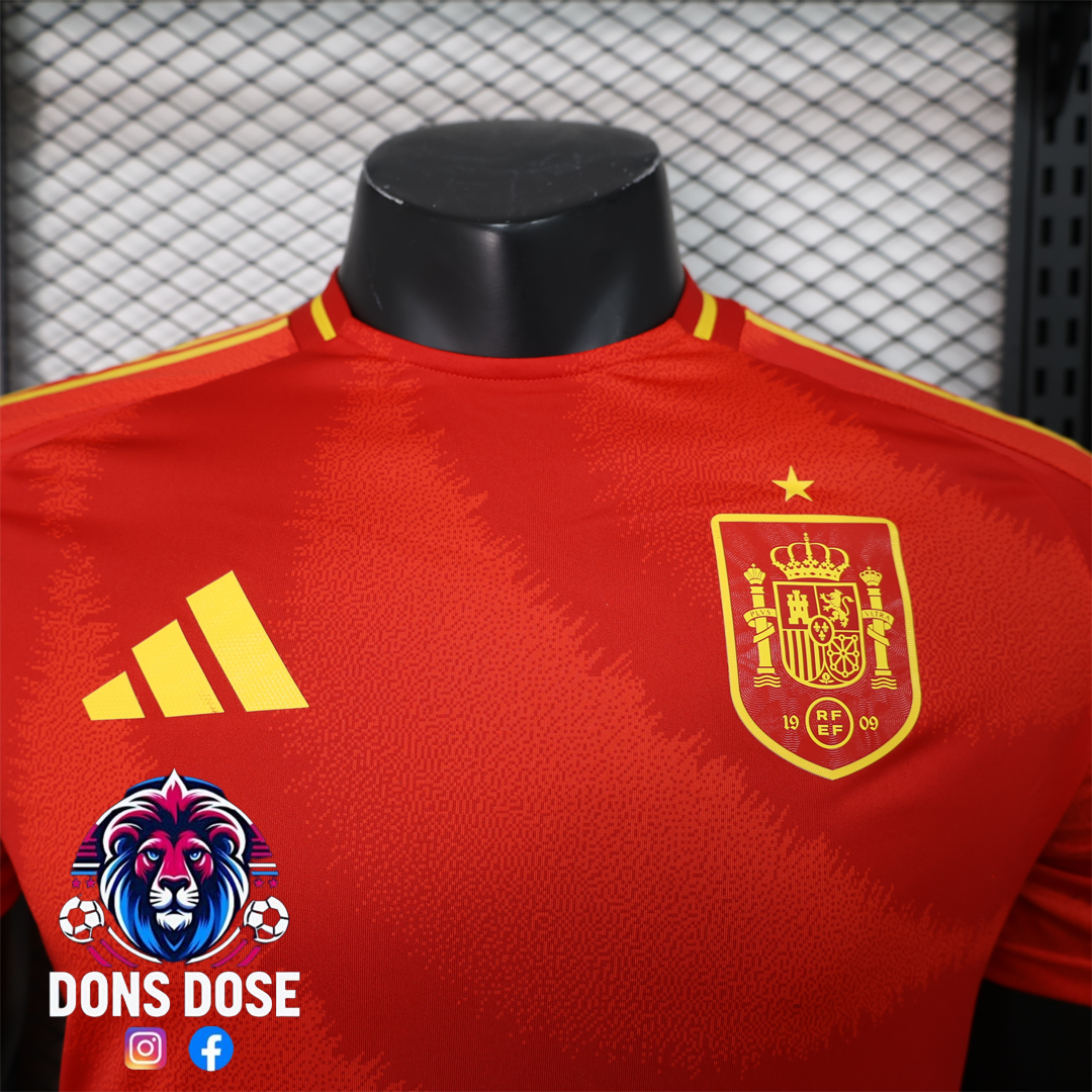 2024 Spain Home Player Jersey