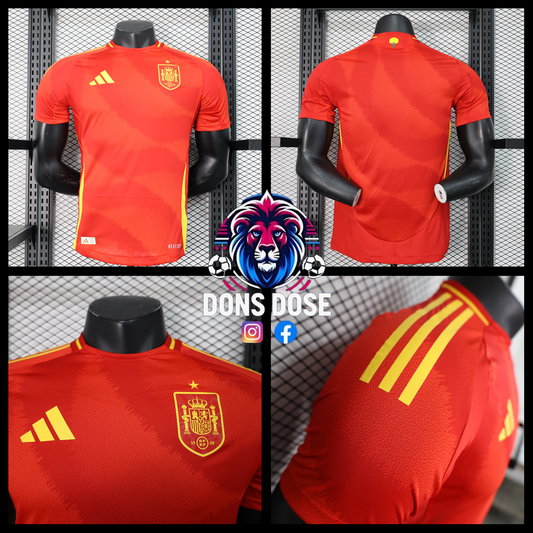 2024 Spain Home Player Jersey
