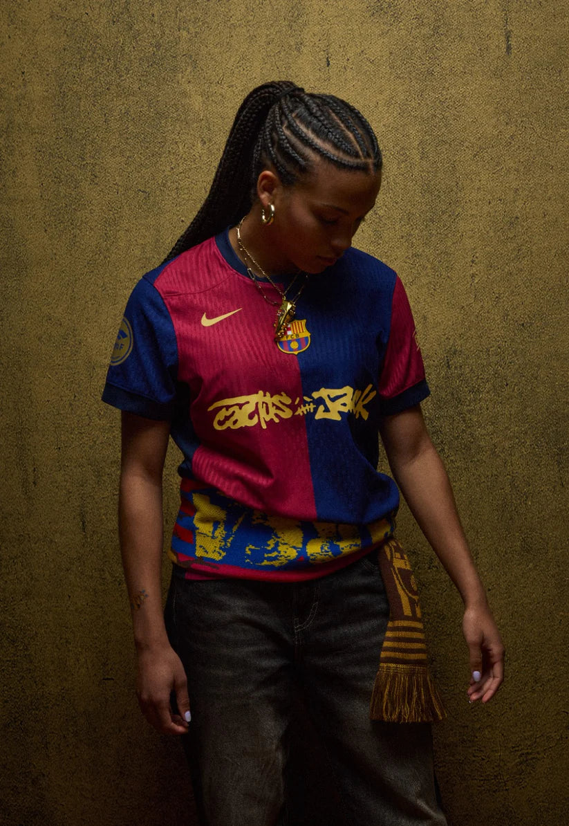 Women's Limited Edition FC BARCELONA X TRAVIS SCOTT 24/25 Soccer Jersey