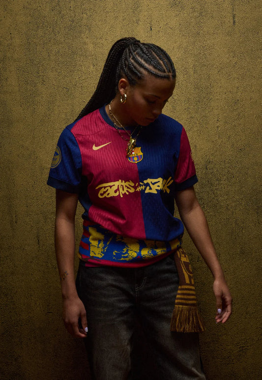 Women's Limited Edition FC BARCELONA X TRAVIS SCOTT 24/25 Soccer Jersey