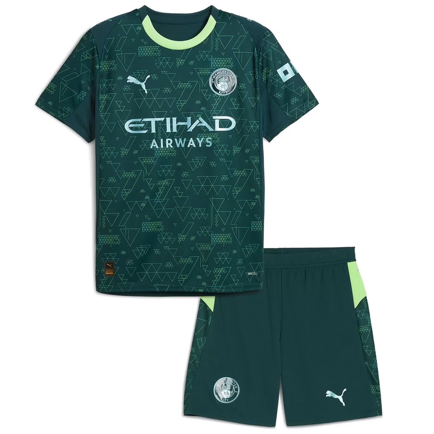 Kids Manchester City Fourth Jersey Kit 2025/26