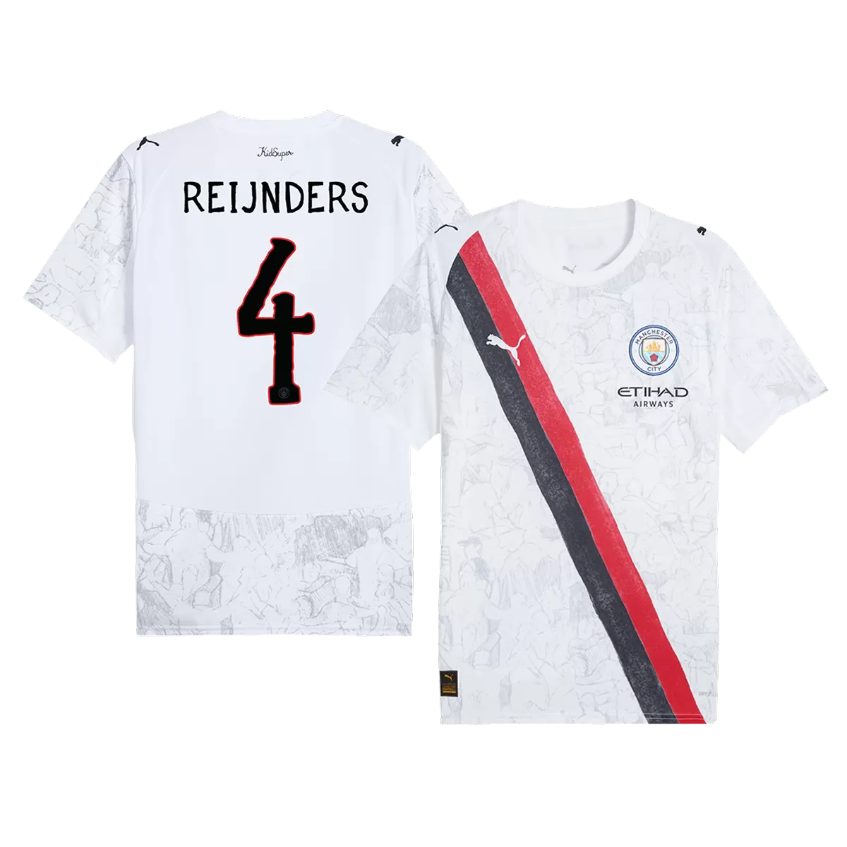 REIJNDERS #4 Manchester City KidSuper Jersey 2025/26