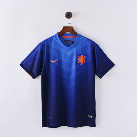 Retro Netherlands 2014 Away Jersey