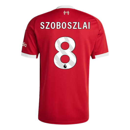 SZOBOSZLAI #8 Liverpool Home Jersey 2025/26