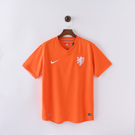 Retro Netherlands 2014 Home Jersey