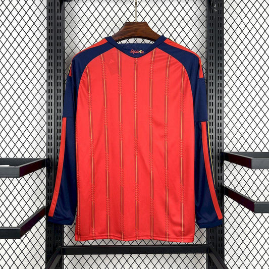 2026 Men's Spain World Cup Home Long Sleeve Jersey España