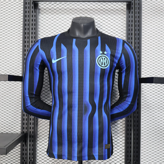 25-26 Inter Milan Home Long-Sleeve Authentic Jersey