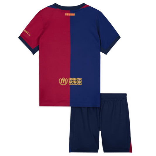 24/25 FC Barcelona Home Kids Size Kit