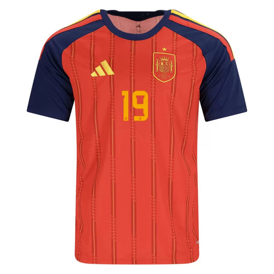 Lamine Yamal #19 Spain Home Jersey World Cup 2026