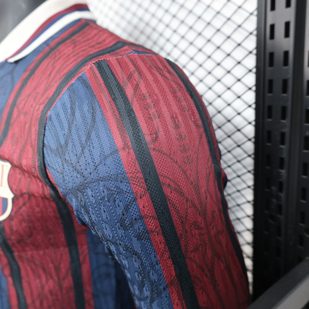 25/26 FC Barcelona Iconic Authentic Long-Sleeve Jersey