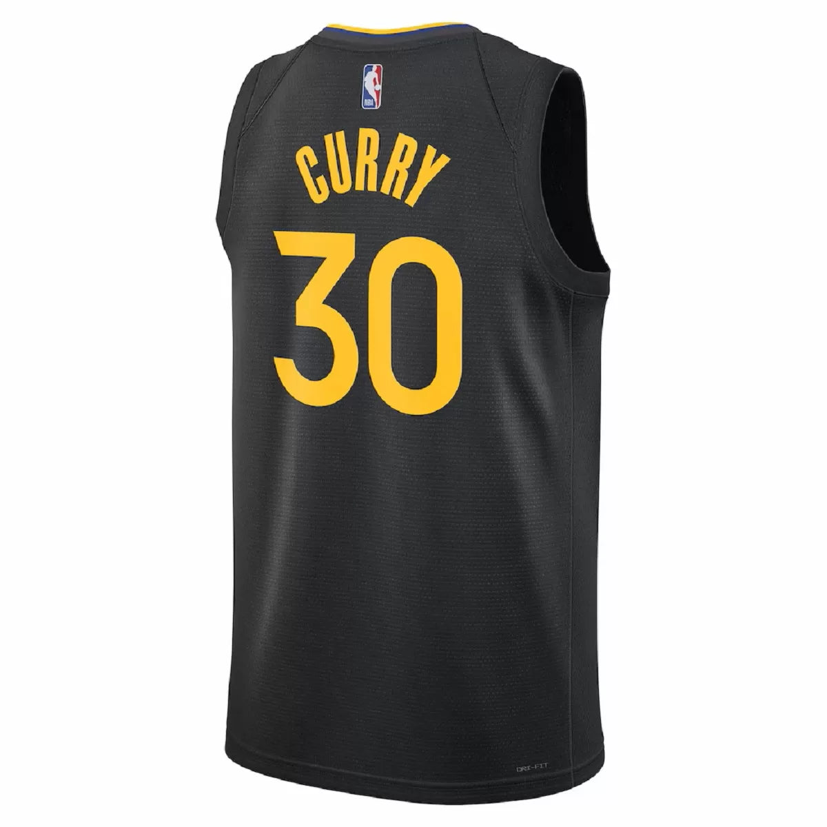 Men's Golden State Warriors Stephen Curry Black Swingman Jersey - Statement Edition