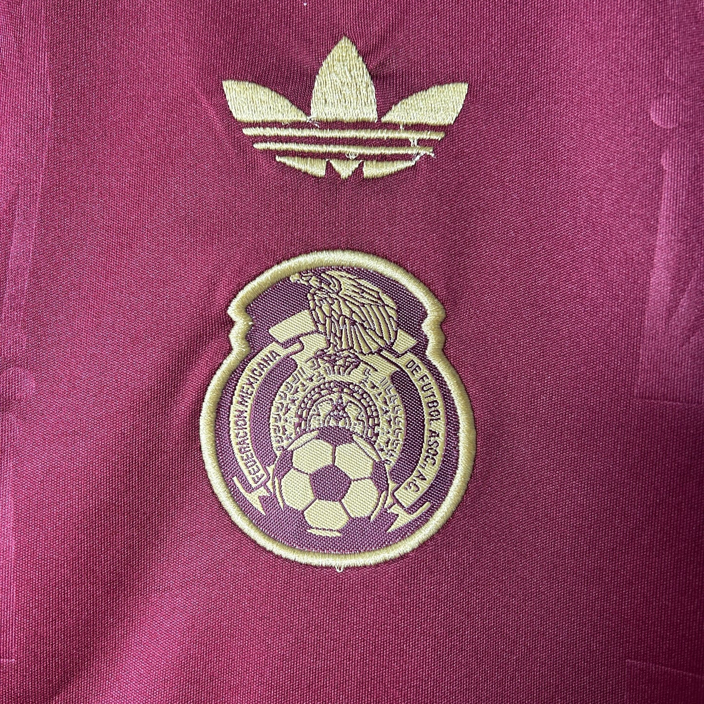 25/26 Mexico Red/Gold Kids Size Jersey