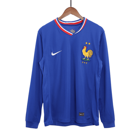 France Home Long Sleeve Jersey Euro 2024 FV
