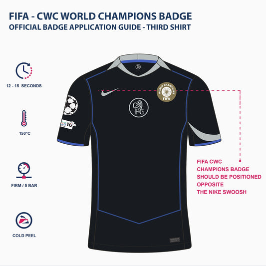 25/26 Chelsea TOTAL 90 Third Away Kids Size Jersey