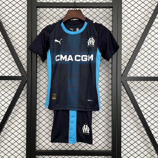 25/26 Marseille Away Kids Size Jersey