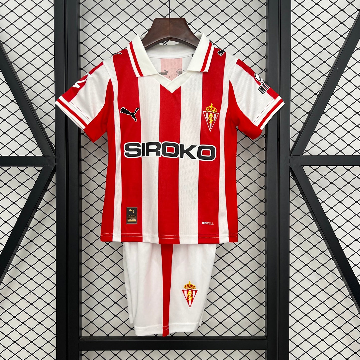 25/26 Sporting Gijon Home Kids Size Jersey