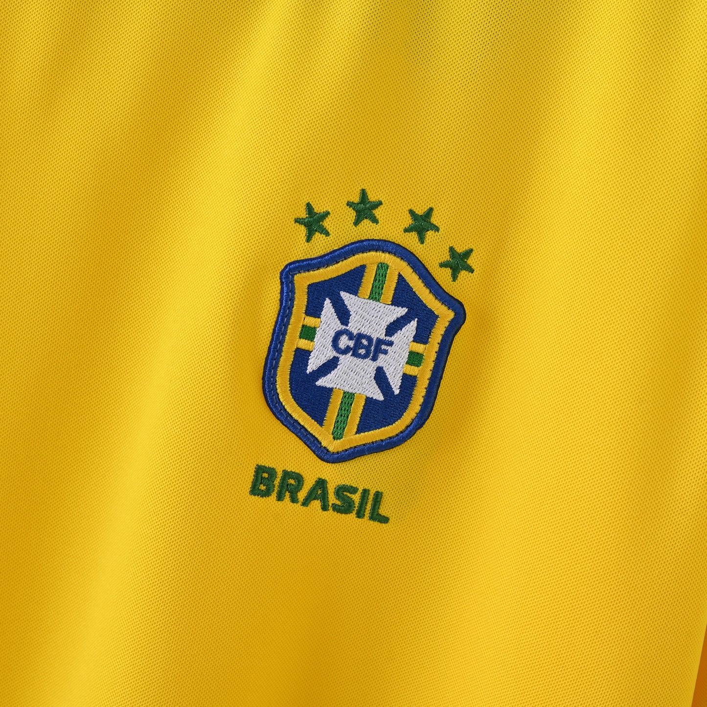 Retro Brazil 1998 Home Jersey Long Sleeve