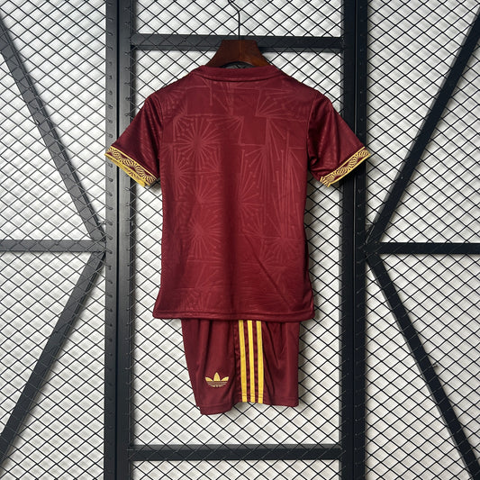 25/26 Mexico Red/Gold Kids Size Jersey