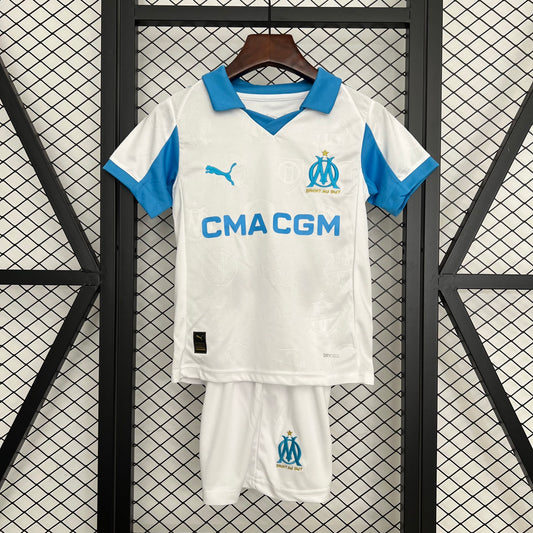 25/26 Marseille Home Kids Size Jersey