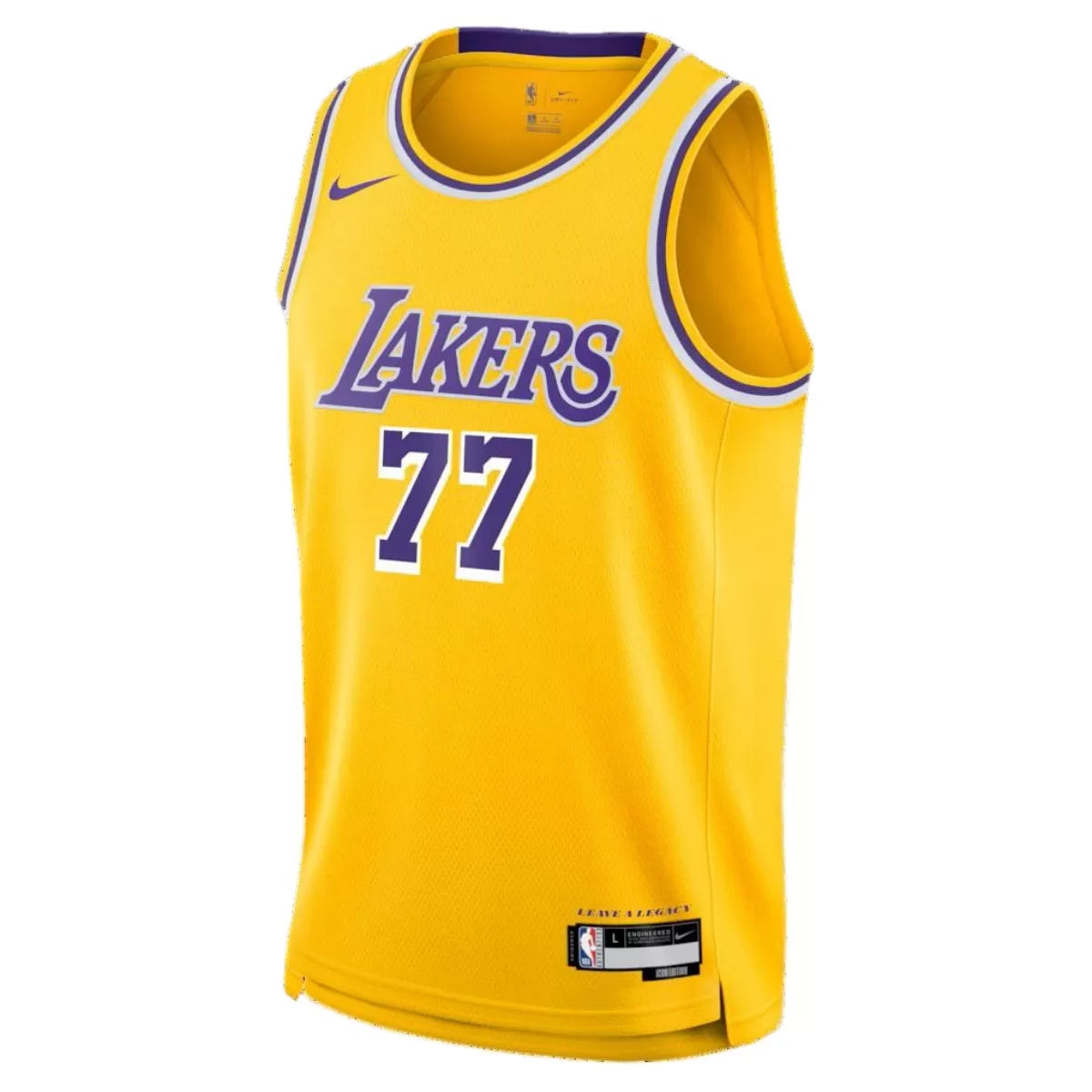 Men's Los Angeles Lakers Luka Dončić Nike Gold Swingman Jersey - Icon Edition