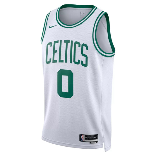 Men's Boston Celtics Jayson Tatum White Swingman Jersey - Association Edition