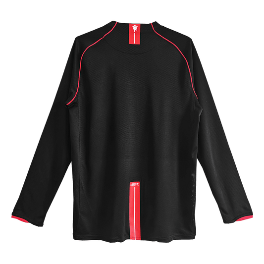 Retro Manchester United Away Long Sleeve Jersey 2007/08