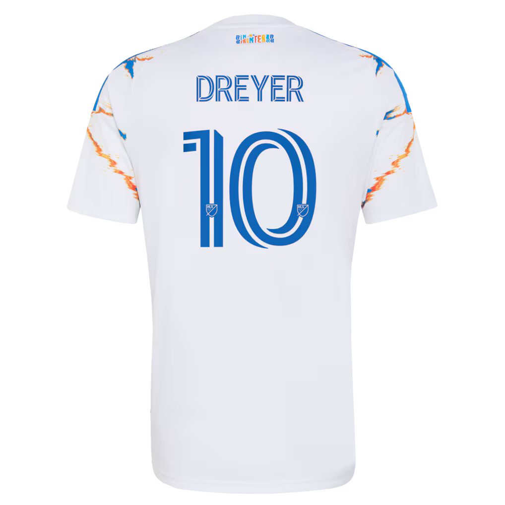 Men's San Diego FC Anders Dreyer White 2026 Unprecedented Unity Kit Replica Jersey