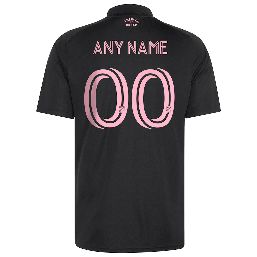 Men's Inter Miami CF Black 2026 Presagio Replica Custom Jersey