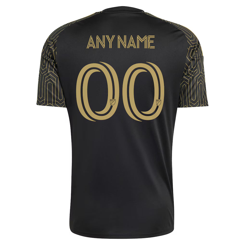 Men's LAFC Black 2026 2026 Primary Kit Replica Custom Jersey