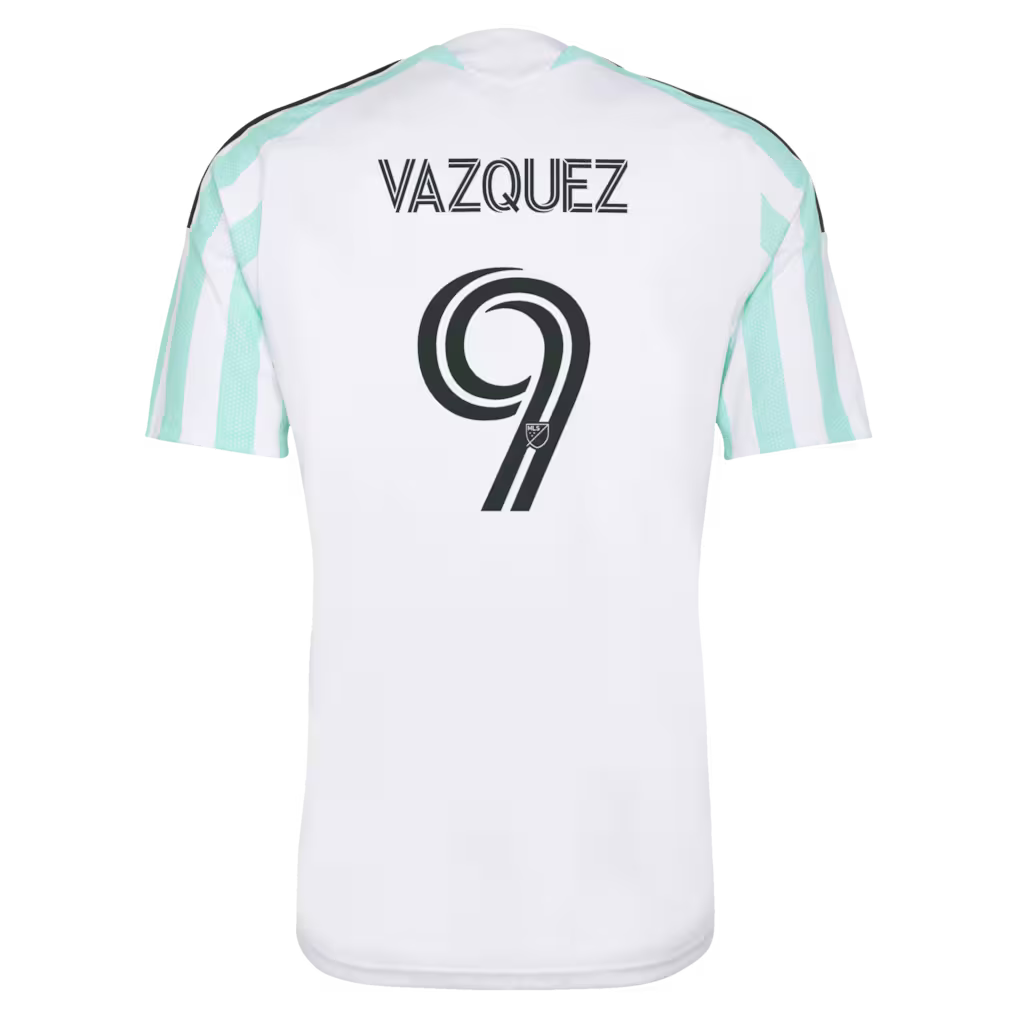 Men's Austin FC Brandon Vazquez White 2026 The Rooted Kit Replica Jersey