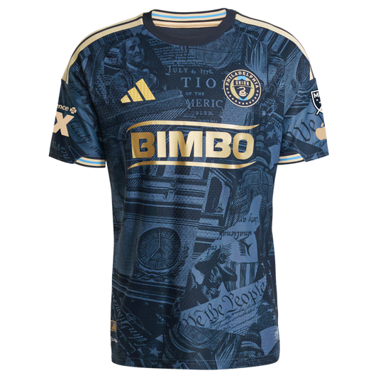 Men's Philadelphia Union Cavan Sullivan Navy 2026 1776 Kit On-Field Authentic Patch Jersey