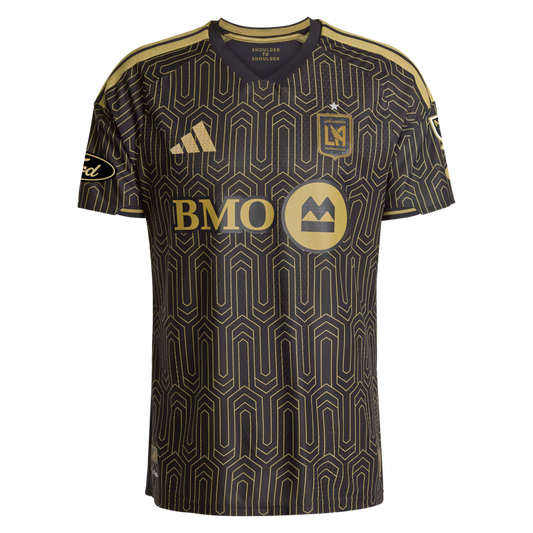 Men's LAFC David Martínez Black 2026 2026 Primary Kit On-Field Authentic Patch Jersey