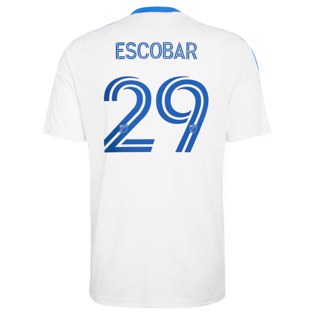 Men's CF Montreal Franco Escobar White 2026 The Procure Jersey Replica Jersey