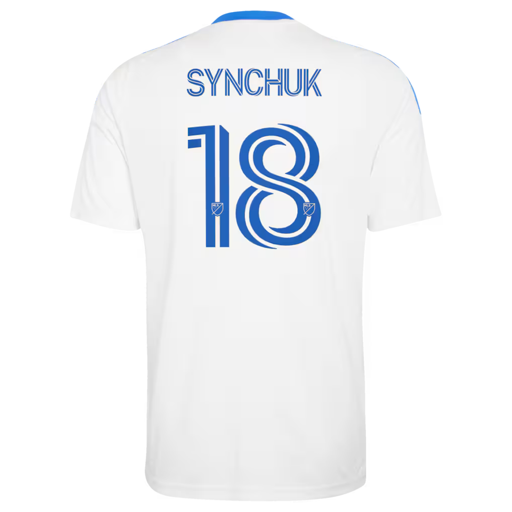 Men's CF Montreal Hennadii Synchuk White 2026 The Procure Jersey Replica Jersey