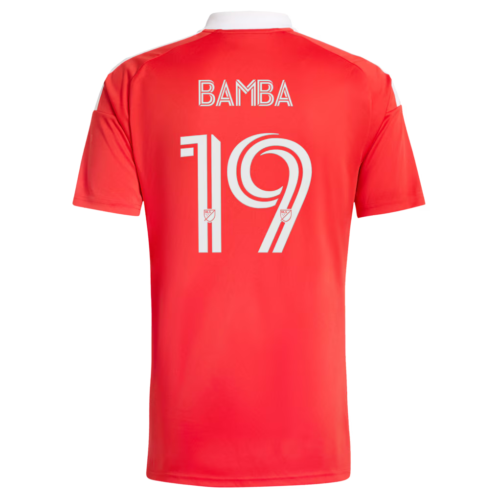 Men's Chicago Fire Jonathan Bamba Red 2026 Forever Red Replica Jersey