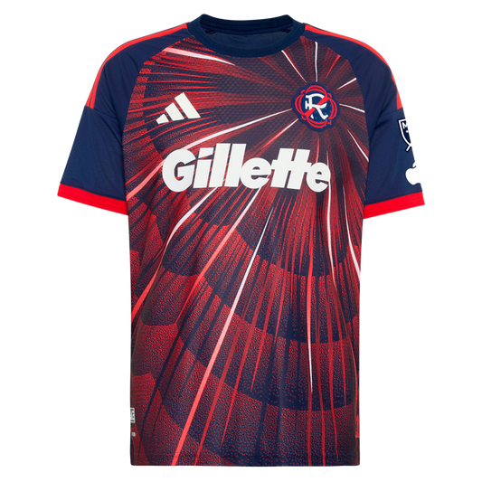 Men's New England Revolution Leonardo Campana Blue 2026 Independence Day On-Field Authentic Patch Jersey