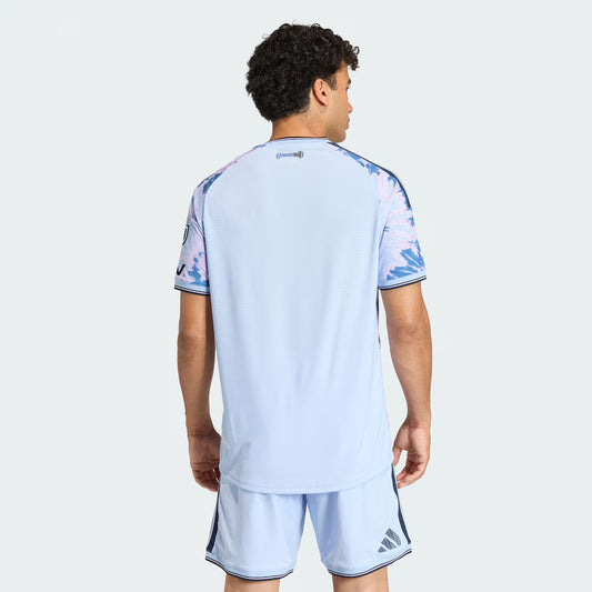 Men's San Jose Earthquakes Light Blue 2026 The Dead Kit On-Field Authentic Patch Jersey