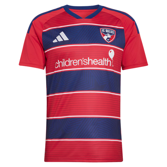 Men's FC Dallas Logan Farrington Red 2026 DNA Kit Replica Jersey