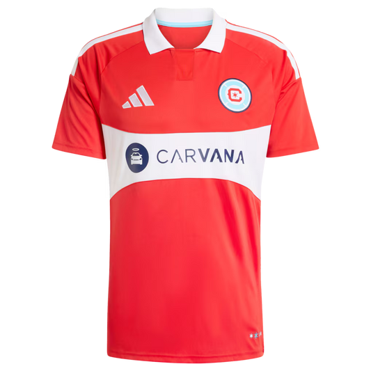 Men's Chicago Fire Red 2026 Forever Red Replica Custom Jersey