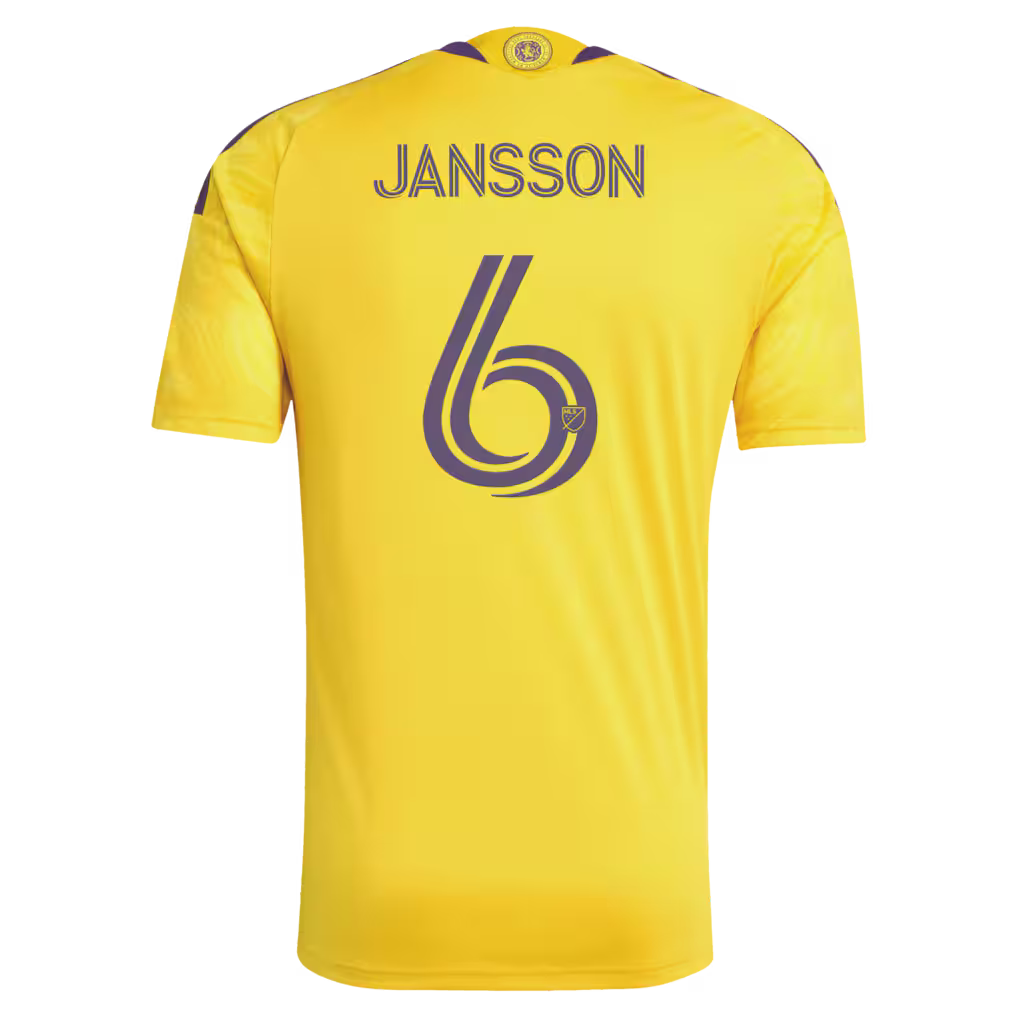 Men's Orlando City SC Robin Jansson Gold 2026 Sunken Treasure Kit Replica Jersey