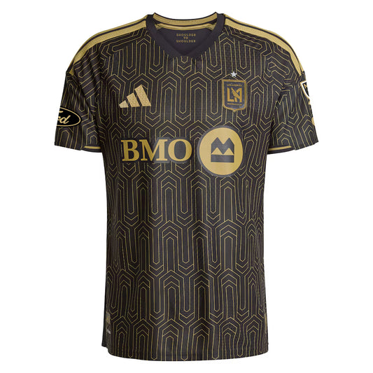 Men's LAFC Son Heung-Min Black 2026 Primary Kit On-Field Authentic Patch Jersey